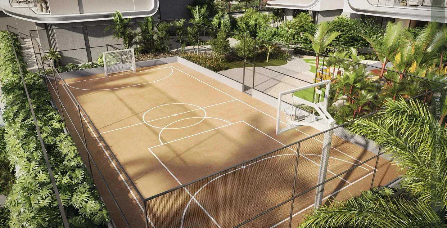 Perspectiva artística: Quadra esportiva do VERT Macêdo